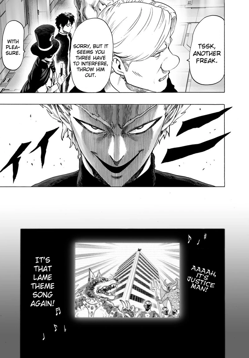 One Punch Man Manga Chapter 41 page 5 - The Man Who Wants To Be A Monster scene