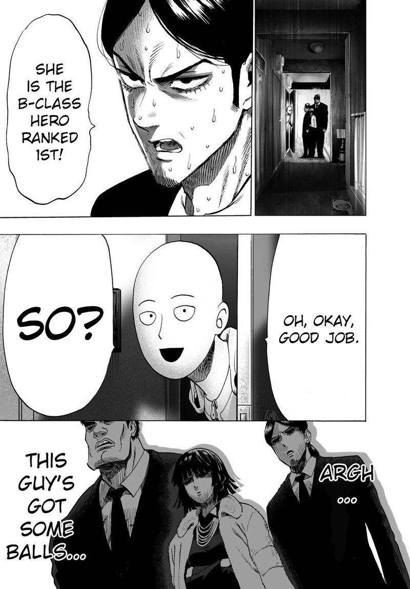 One Punch Man Manga Chapter 42 page 11 - Blizzard Group scene