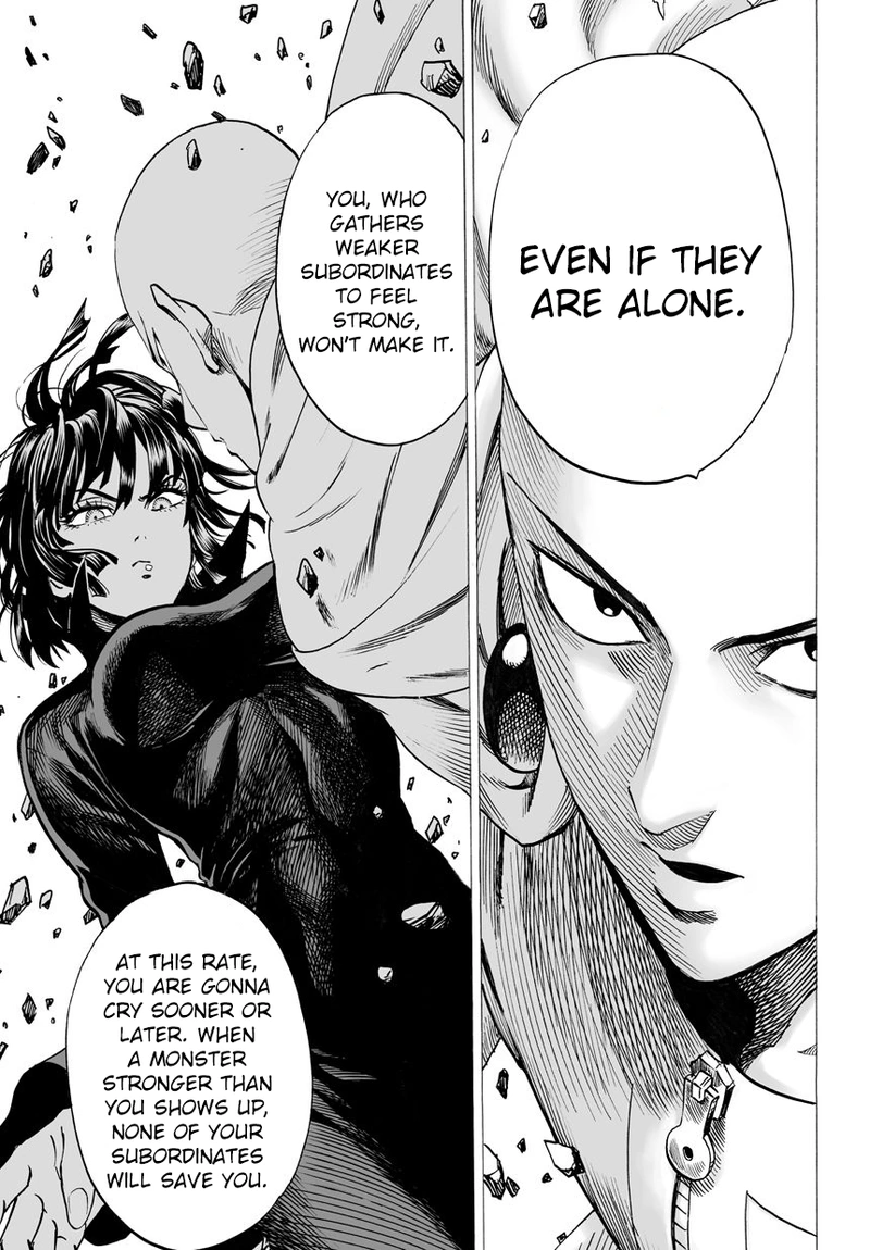 One Punch Man Manga Chapter 43 page 10 - Don't Look Down On Heroes! scene