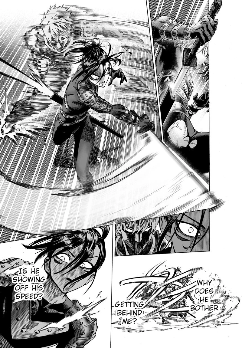 One Punch Man Manga Chapter 44 page 11 - Accelerate scene
