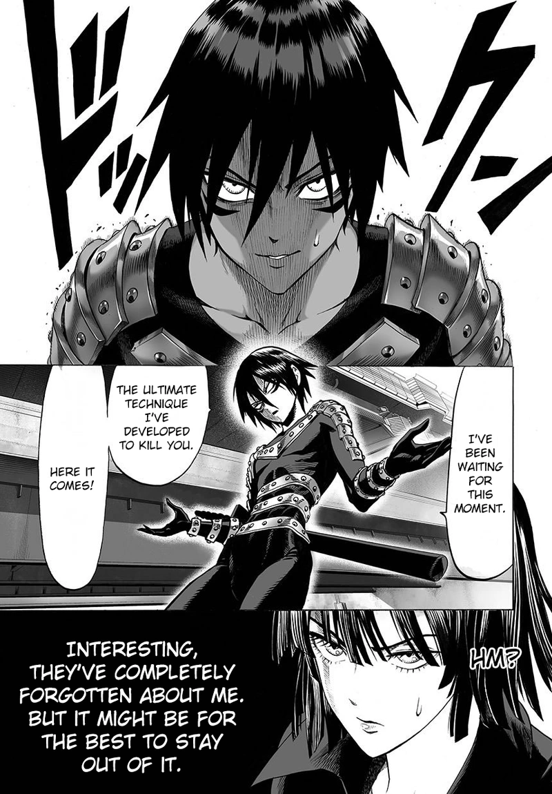 One Punch Man Manga Chapter 44 page 25 - Accelerate scene