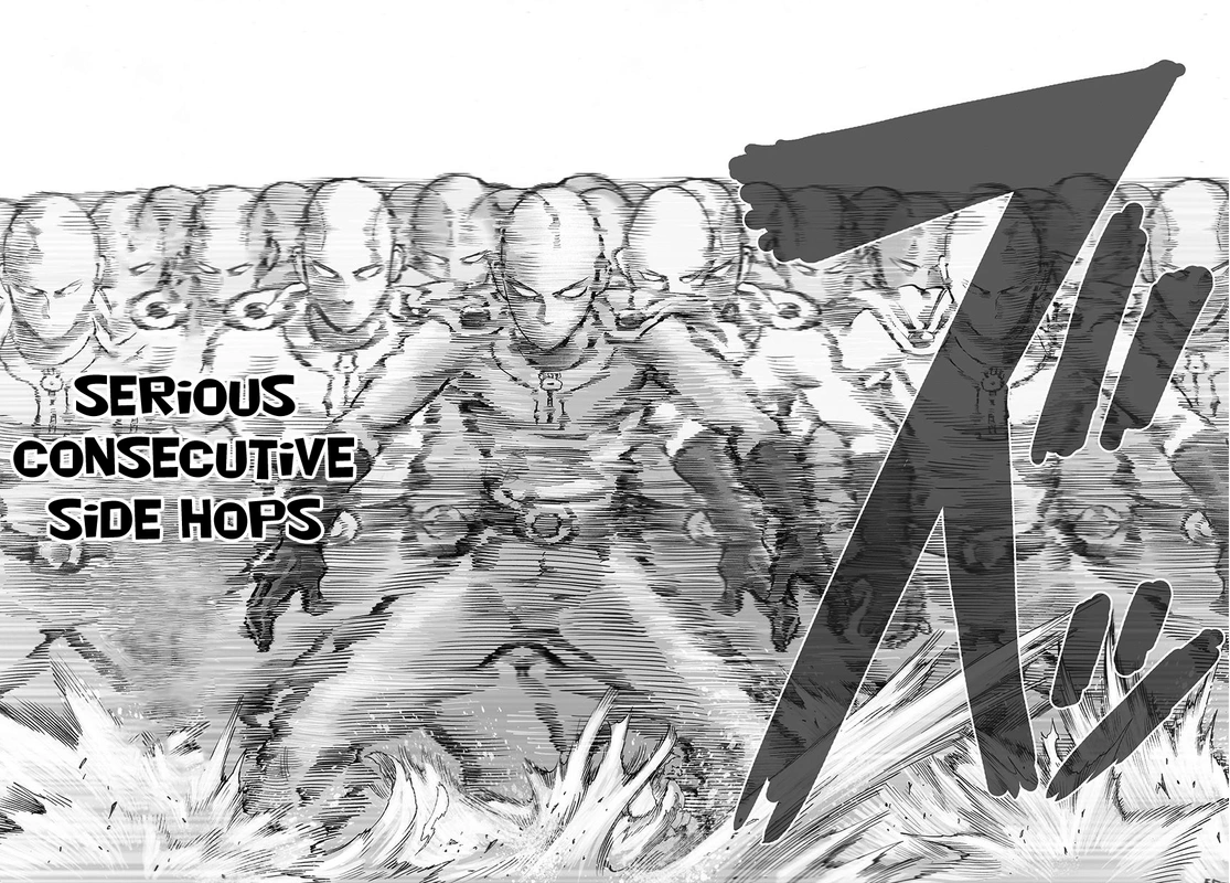 One Punch Man Manga Chapter 44 page 29 - Accelerate scene
