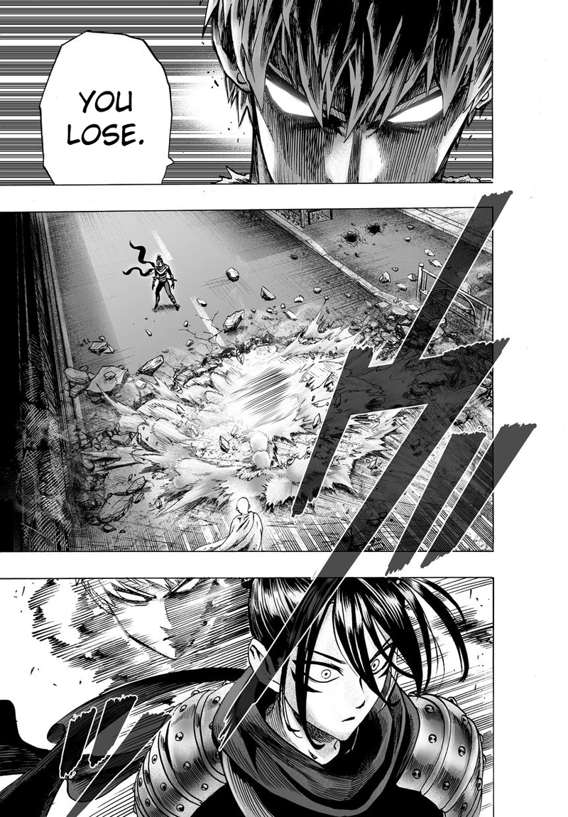 One Punch Man Manga Chapter 44 page 5 - Accelerate scene