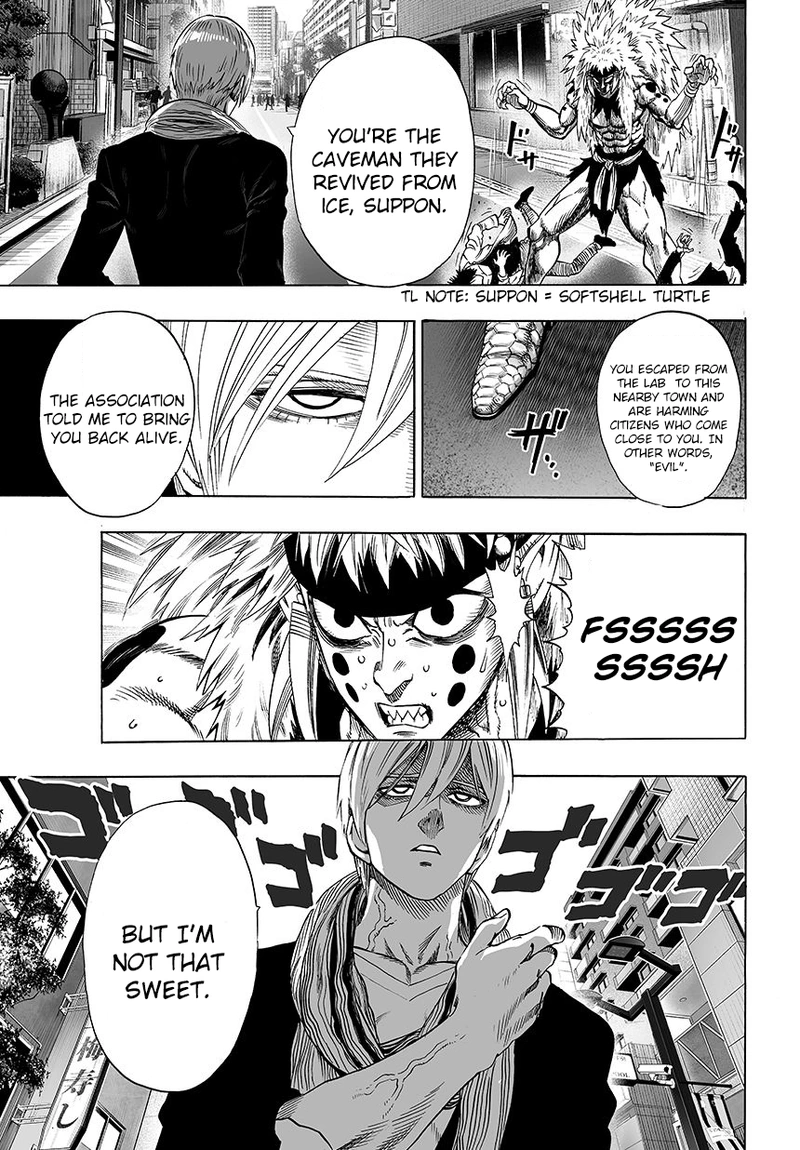 One Punch Man Manga Chapter 45 page 8 - Hero Name scene