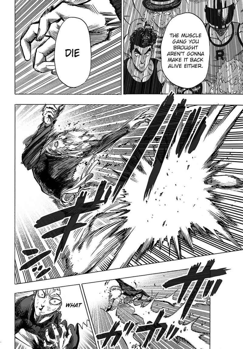 One Punch Man Manga Chapter 46 page 12 - Hero Hunt scene