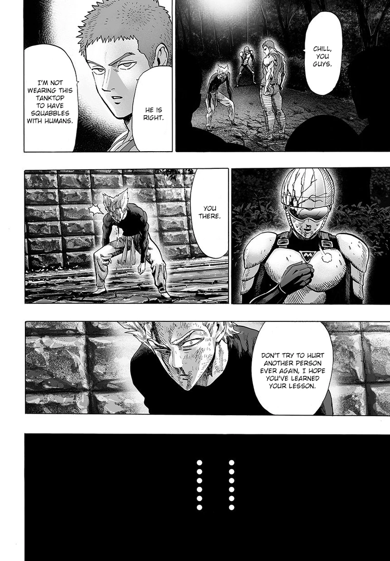One Punch Man Manga Chapter 47 page 7 - Technique scene