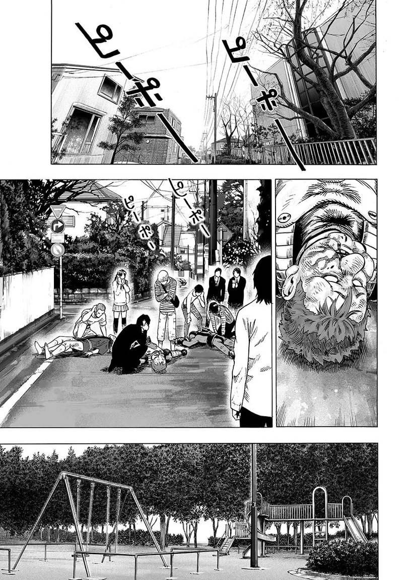 One Punch Man Manga Chapter 48 page 11 - Banana scene