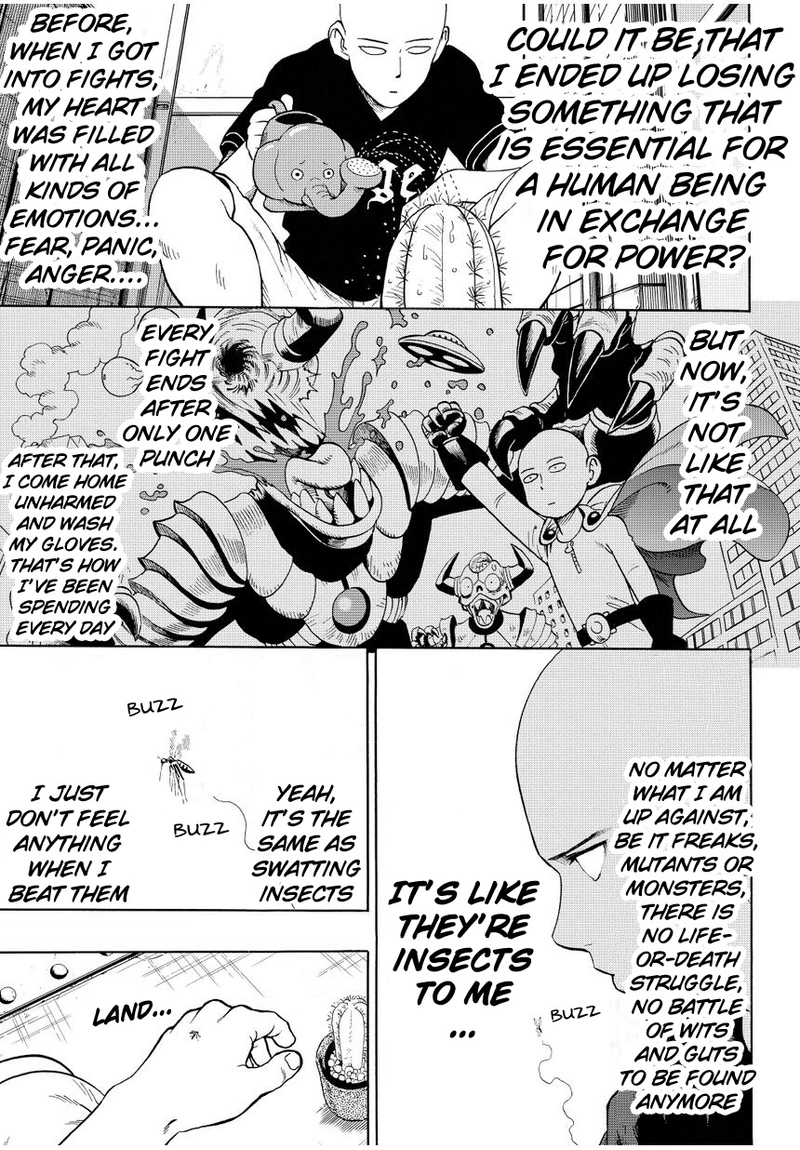 One Punch Man Manga Chapter 5 page 3 - Itch Explosion scene