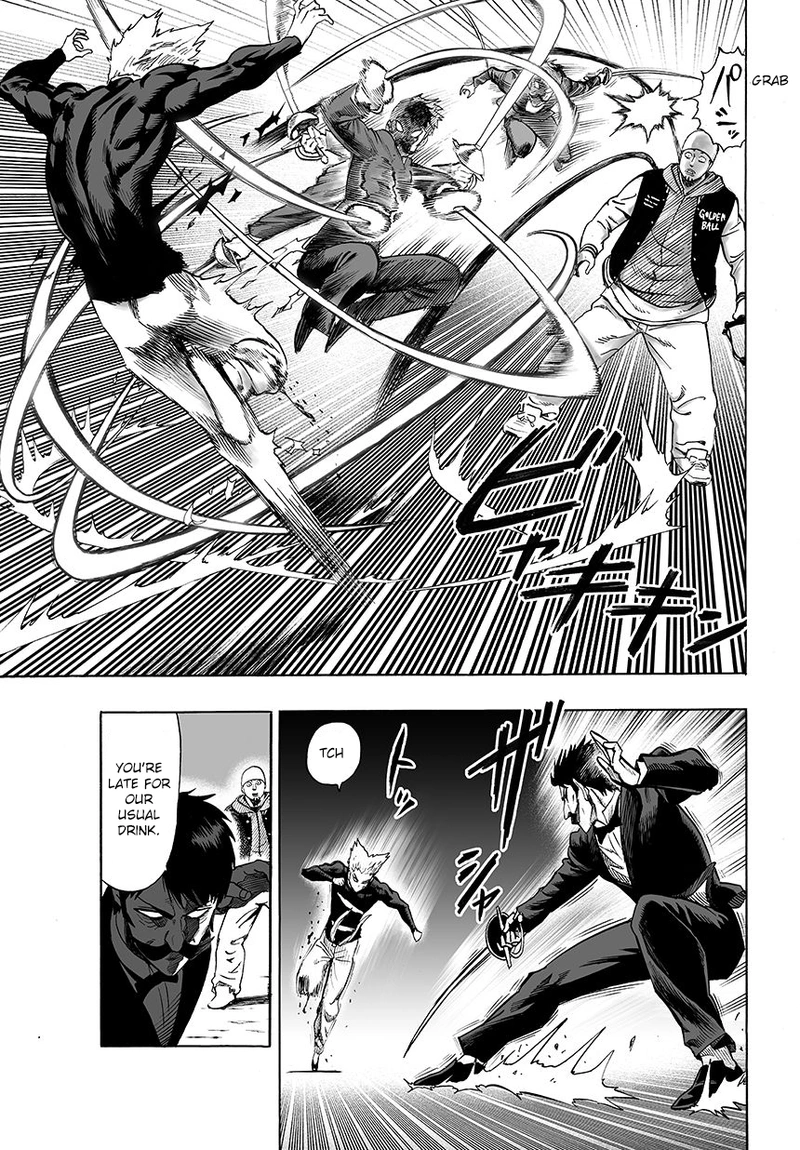 One Punch Man Manga Chapter 50 page 16 - Ride in Tone! scene