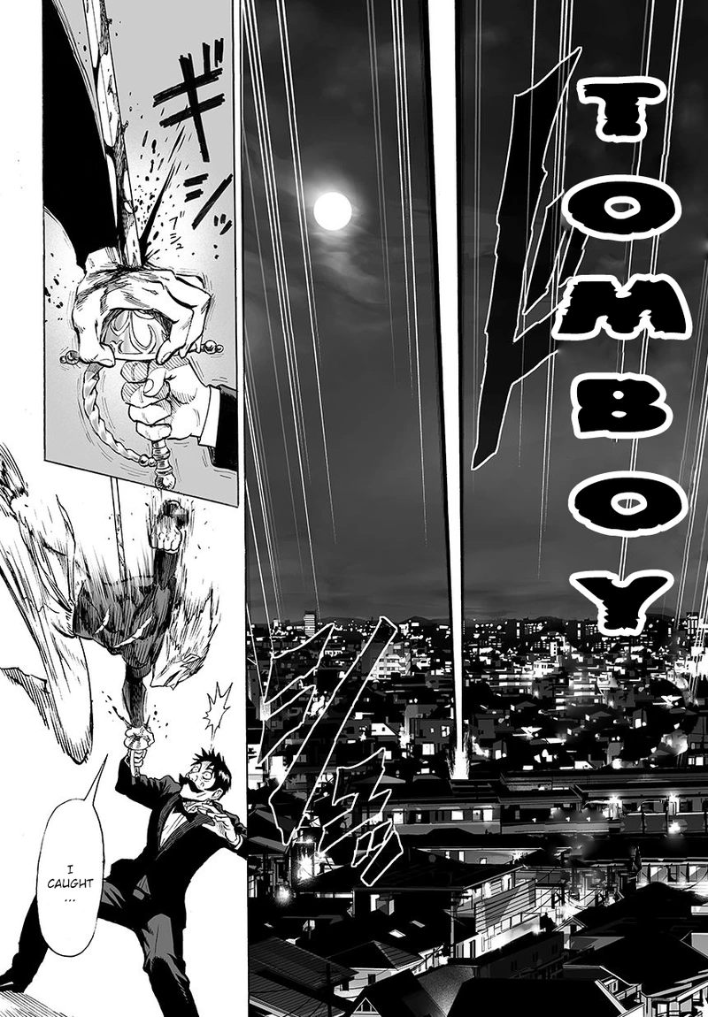 One Punch Man Manga Chapter 50 page 21 - Ride in Tone! scene
