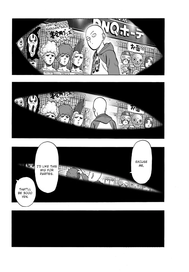 One Punch Man Manga Chapter 51 page 11 - Headgear scene
