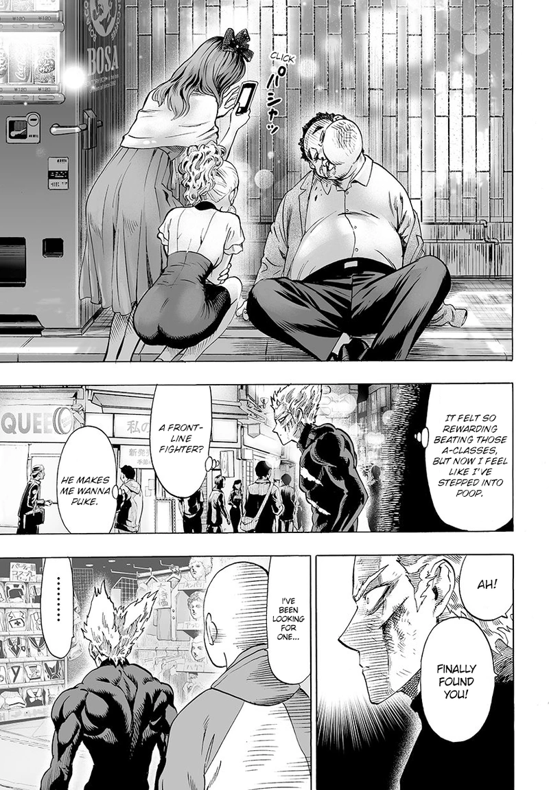 One Punch Man Manga Chapter 51 page 5 - Headgear scene