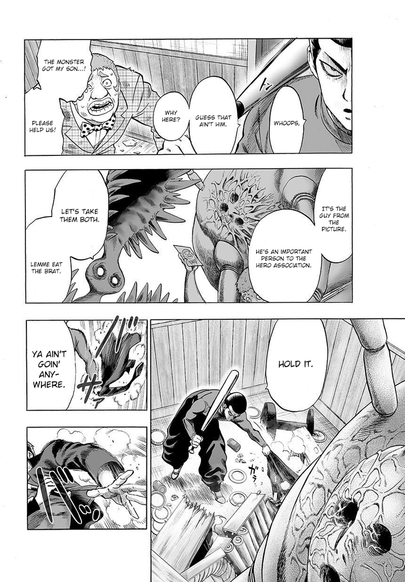 One Punch Man Manga Chapter 52 page 12 - Don't Put It Back! scene