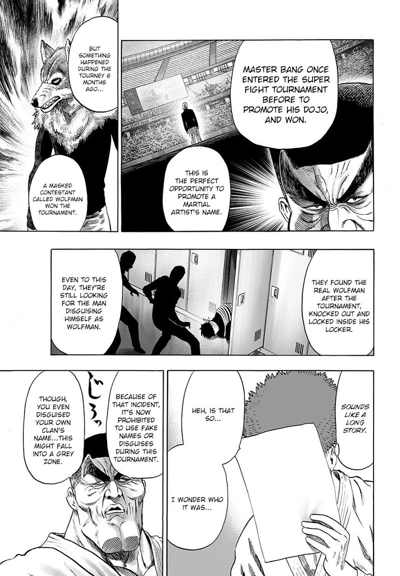 One Punch Man Manga Chapter 53 page 6 - Waiting Room scene