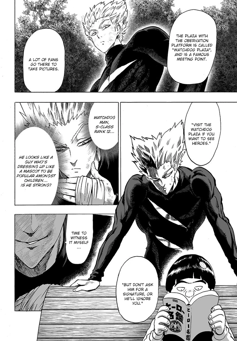 One Punch Man Manga Chapter 54 page 10 - Centipede scene