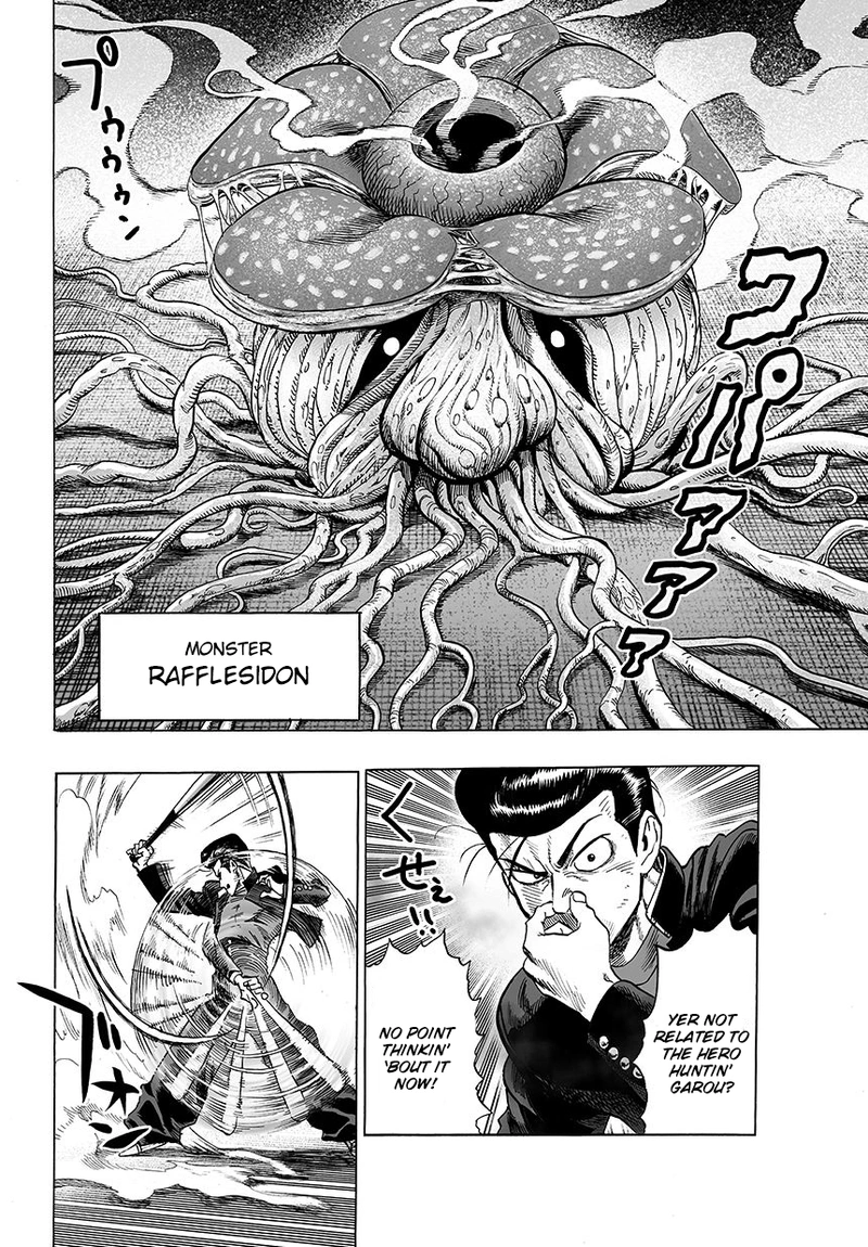 One Punch Man Manga Chapter 54 page 8 - Centipede scene