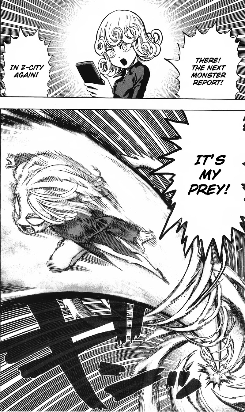 One Punch Man Manga Chapter 55.6 page 10 - Tatsumaki's Day Off | Volume 10 Extras scene