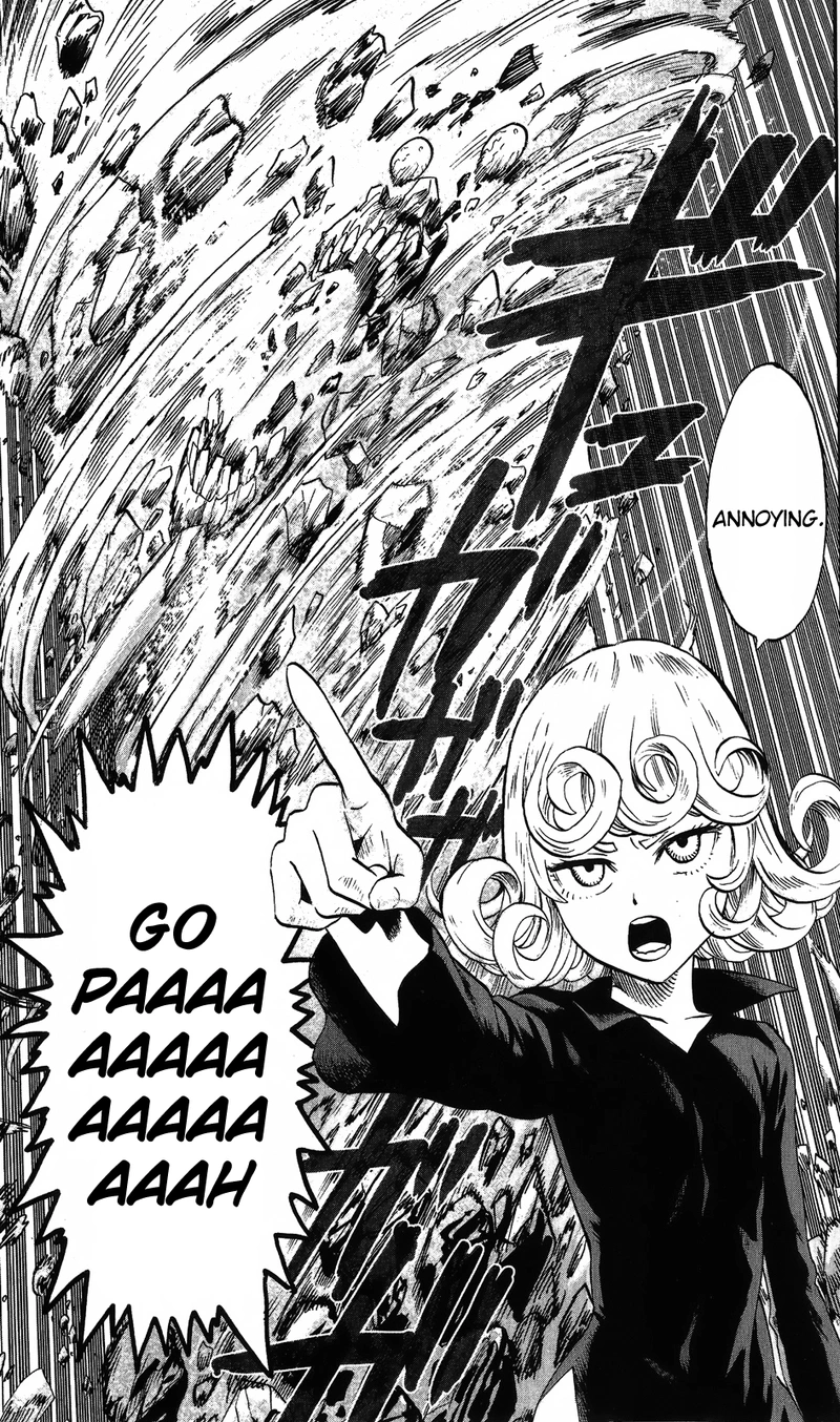 One Punch Man Manga Chapter 55.6 page 3 - Tatsumaki's Day Off | Volume 10 Extras scene