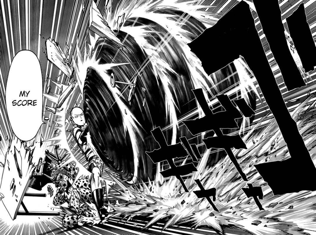 One Punch Man Manga Chapter 55.7 page 15 - Sense | Volume 10 Extras scene
