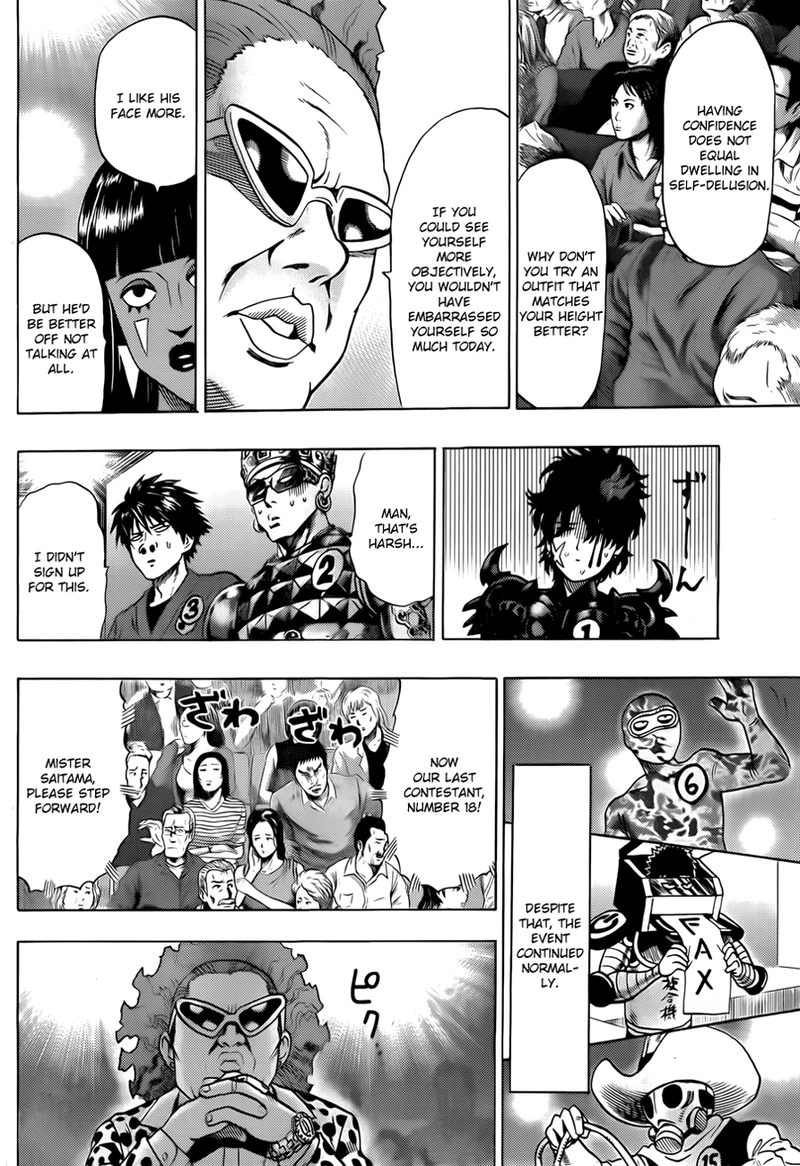 One Punch Man Manga Chapter 55.7 page 9 - Sense | Volume 10 Extras scene