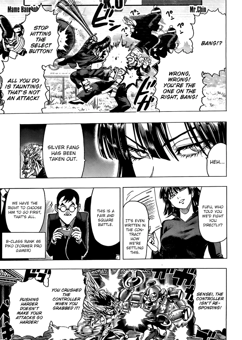 One Punch Man Manga Chapter 55.8 page 11 - Numbers | Volume 10 Extras scene