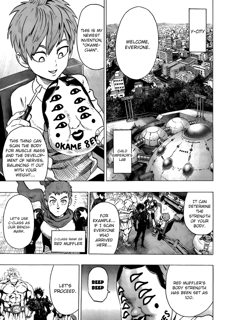 One Punch Man Manga Chapter 55.8 page 13 - Numbers | Volume 10 Extras scene