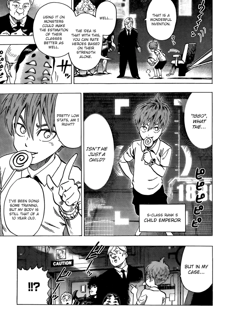 One Punch Man Manga Chapter 55.8 page 15 - Numbers | Volume 10 Extras scene