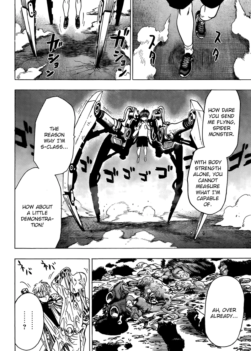 One Punch Man Manga Chapter 55.8 page 23 - Numbers | Volume 10 Extras scene