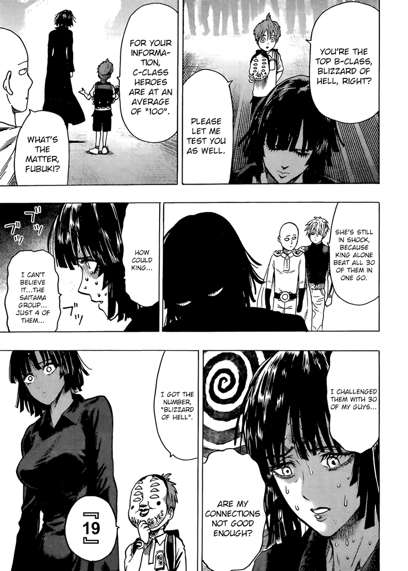 One Punch Man Manga Chapter 55.8 page 26 - Numbers | Volume 10 Extras scene
