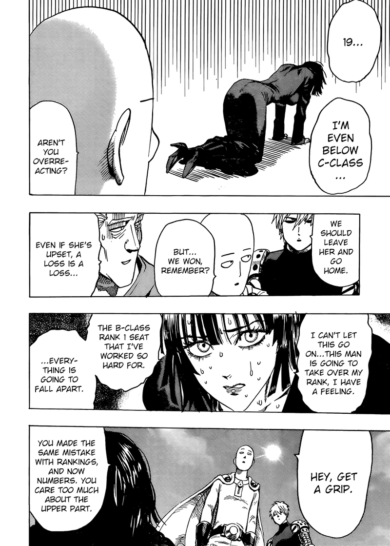 One Punch Man Manga Chapter 55.8 page 27 - Numbers | Volume 10 Extras scene