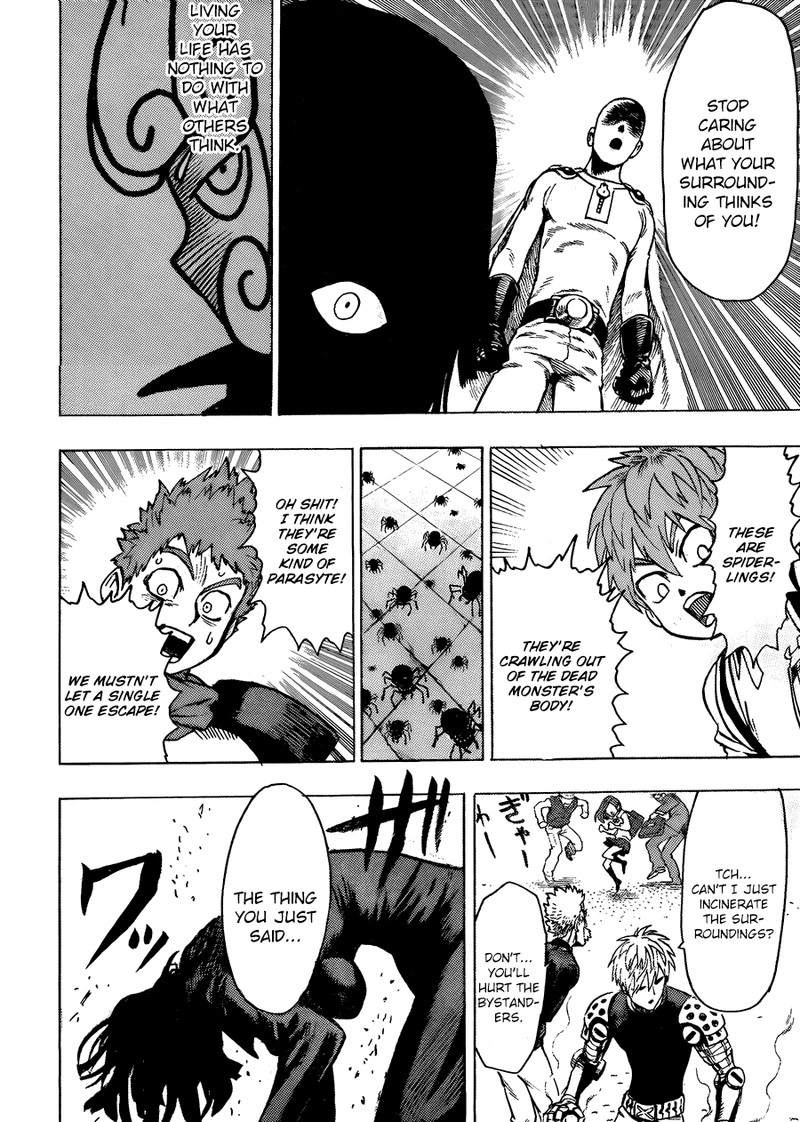 One Punch Man Manga Chapter 55.8 page 29 - Numbers | Volume 10 Extras scene