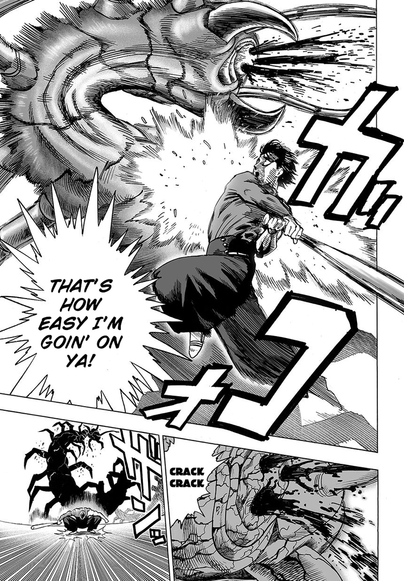 One Punch Man Manga Chapter 55 page 13 - Fighting Spirit scene