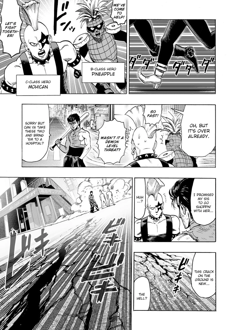 One Punch Man Manga Chapter 55 page 15 - Fighting Spirit scene