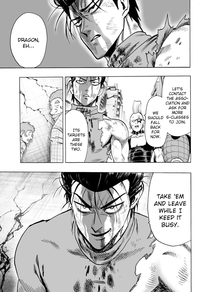 One Punch Man Manga Chapter 55 page 18 - Fighting Spirit scene