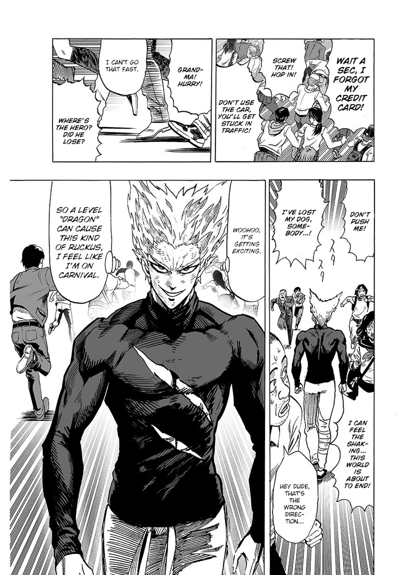 One Punch Man Manga Chapter 57 page 9 - Interruption scene