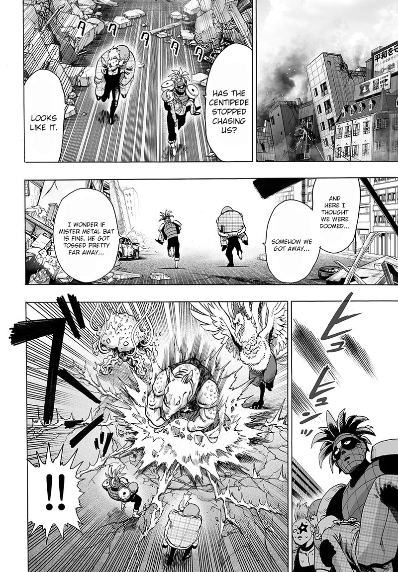 One Punch Man Manga Chapter 58 page 11 - Giant Insect scene