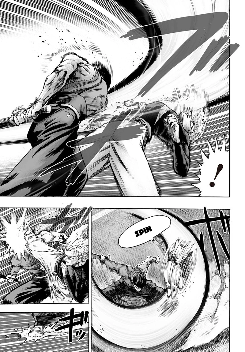 One Punch Man Manga Chapter 58 page 18 - Giant Insect scene