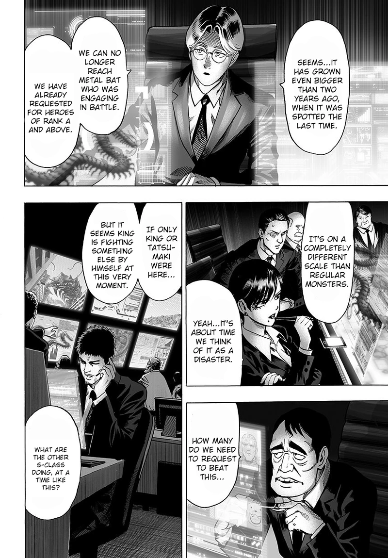One Punch Man Manga Chapter 58 page 2 - Giant Insect scene