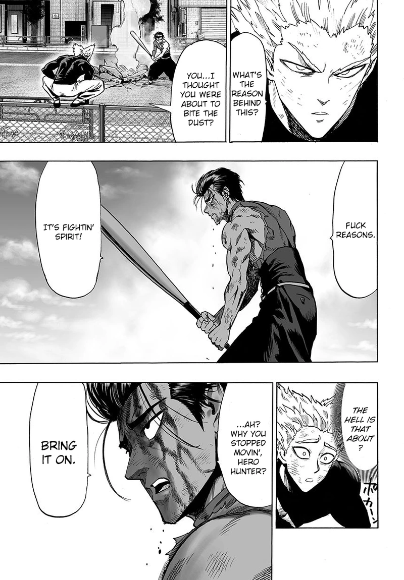 One Punch Man Manga Chapter 58 page 24 - Giant Insect scene
