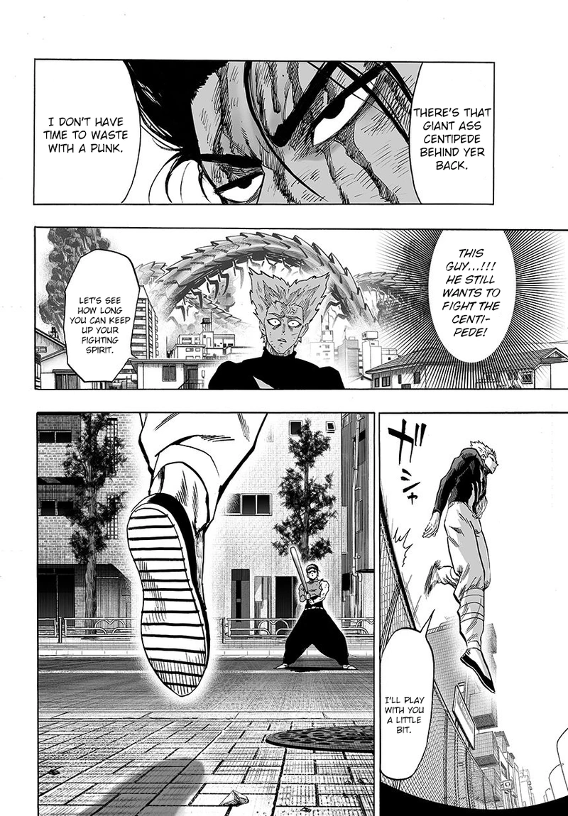 One Punch Man Manga Chapter 58 page 25 - Giant Insect scene