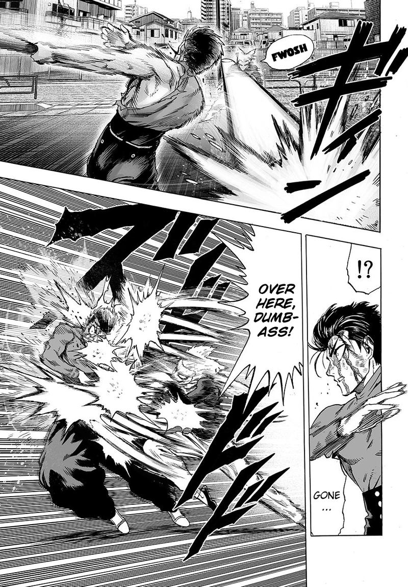 One Punch Man Manga Chapter 58 page 28 - Giant Insect scene