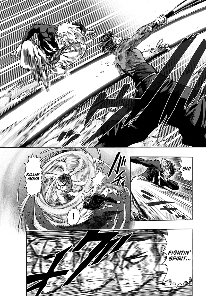 One Punch Man Manga Chapter 58 page 33 - Giant Insect scene