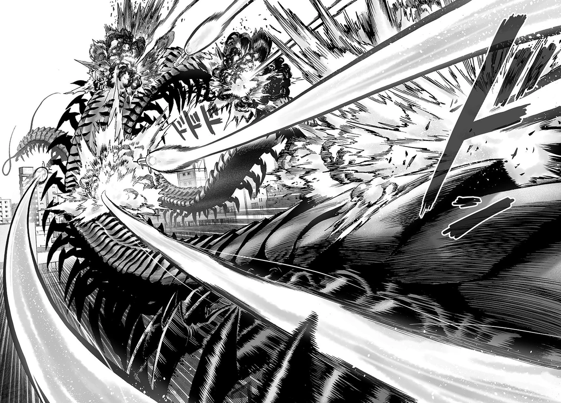 One Punch Man Manga Chapter 58 page 7 - Giant Insect scene