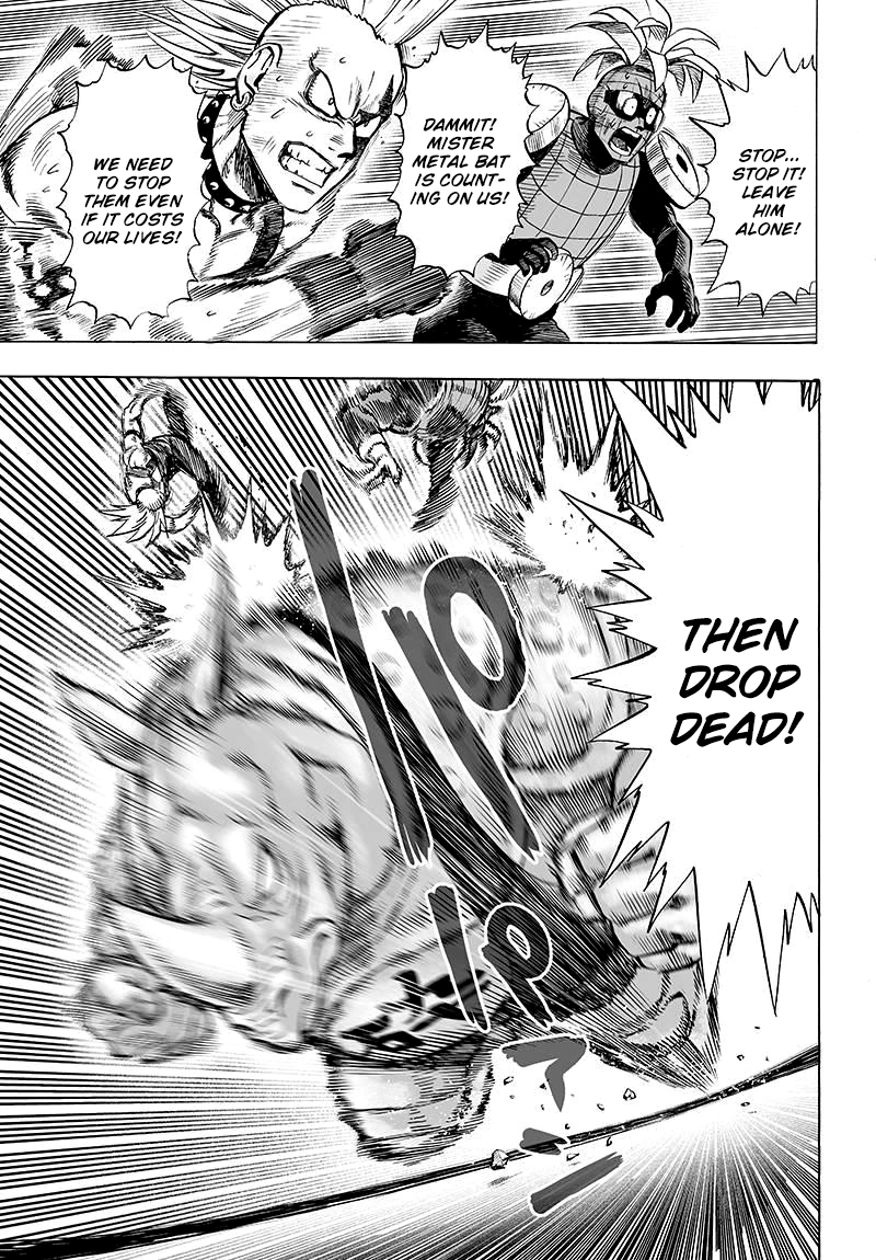 One Punch Man Manga Chapter 59 page 15 - Only You scene