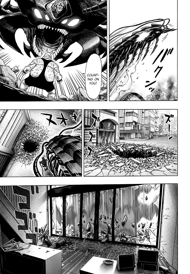 One Punch Man Manga Chapter 59 page 17 - Only You scene