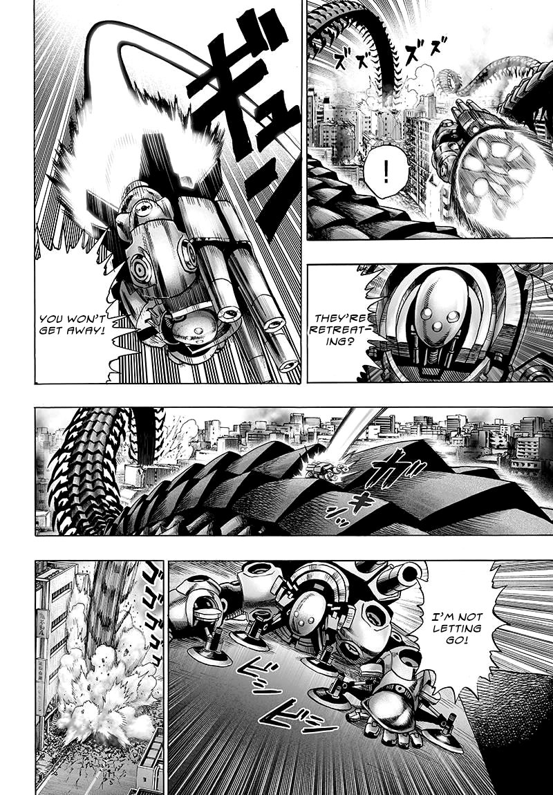 One Punch Man Manga Chapter 59 page 18 - Only You scene