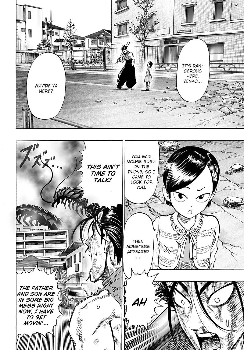 One Punch Man Manga Chapter 59 page 2 - Only You scene