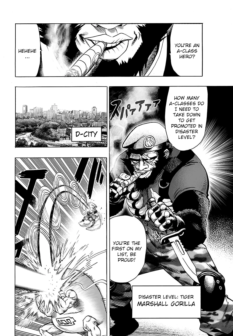 One Punch Man Manga Chapter 59 page 20 - Only You scene