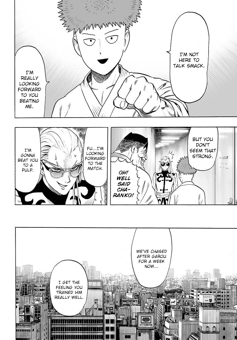 One Punch Man Manga Chapter 60 page 18 - Entering the Stadium scene