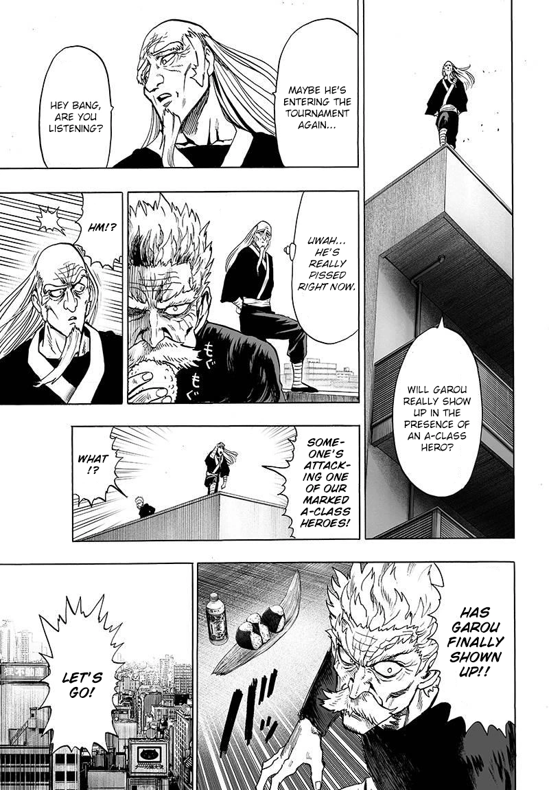 One Punch Man Manga Chapter 60 page 19 - Entering the Stadium scene
